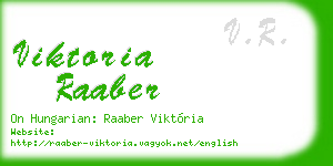 viktoria raaber business card